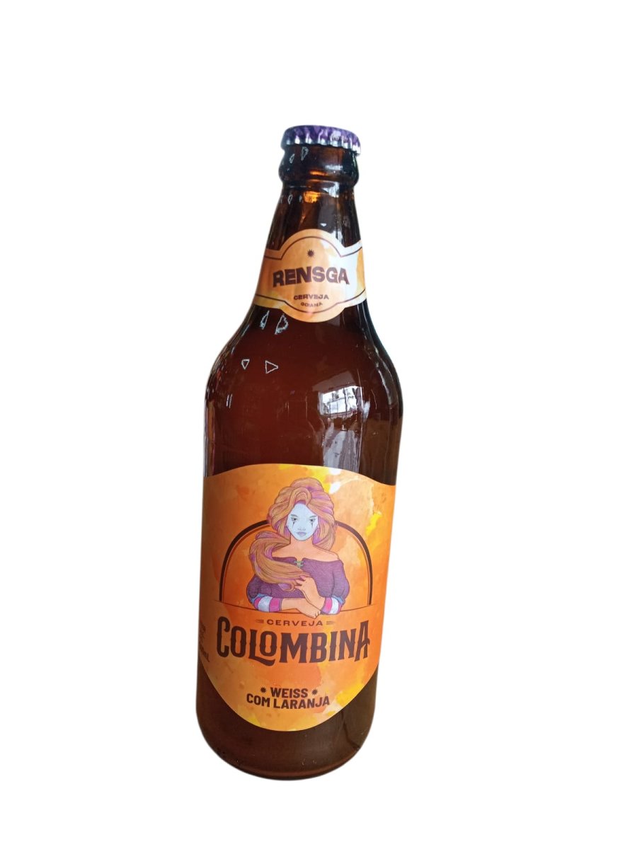 CERVEJA COLOMBINA WEISS C/ LARANJA 600ML